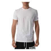 Dsquared2 Bomull T-shirt med logotyptryck White, Herr