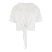 Guess Spets T-shirt White, Dam