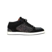 Jimmy Choo Pre-owned Pre-owned Polyester sneakers Black, Dam