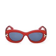 Emilio Pucci Acetat solglasögon för kvinnor Red, Unisex