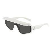 Dolce & Gabbana White/Dark Grey Sunglasses DG 6181 White, Herr