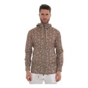 Kiton Blommig Dragkedja Hoodie Multicolor, Herr