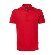Gran Sasso Fashion Fit Polo Shirt Red, Herr