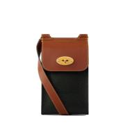 Mulberry Mini Antony Svart & Cognac Väska Black, Herr