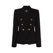 Balmain Dubbelknäppt Kavaj Black, Dam