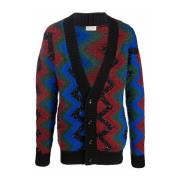 Saint Laurent Sequin Cardigan Multicolor, Herr