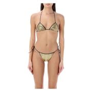 Reina Olga Guldorm Bikini Set Ss24 Yellow, Dam