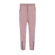 Rick Owens Rosa & Lila Byxor Track Byxor Pink, Herr