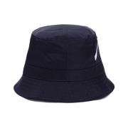 Jacquemus Navy Blue Ovalie Hats Caps Blue, Dam