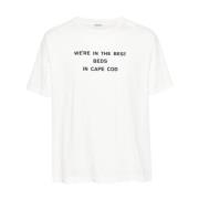 Bode Bästa Sängar T-shirt för Män White, Herr