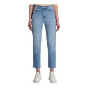 Abrand Jeans Hög Slim Jeans Blue, Dam