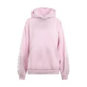 Balenciaga Rosa & Lila Hoodie Sweatshirt Ss24 Pink, Dam