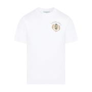 Casablanca Vit Bomullstryckt T-shirt White, Herr