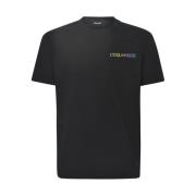 Dsquared2 Stiliga T-shirts för Män och Kvinnor Black, Herr
