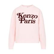 Kenzo Rosa Bomullspullover Pink, Dam