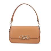 Michael Kors Axelväska Konvertibel Pouchette Blek Jordnöt Brown, Dam