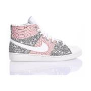 Nike Handgjorda Silver Vit Rosa Sneakers Multicolor, Dam