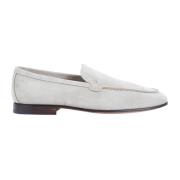 Church's Nude Loafers Almond Toe Slip-On Style Gray, Herr
