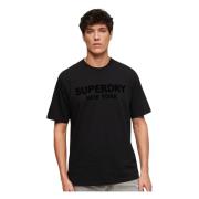 Superdry Stilren T-shirt för män Black, Herr