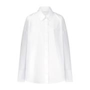 Patrizia Pepe Oversized Skjortblus White, Dam