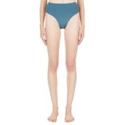 Ziah Retro High Waist Bikini Bottoms Blue, Dam