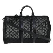 Louis Vuitton Vintage Pre-owned Tyg resvskor Black, Dam