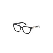 Guess Cat-eye Glasögon med Kedjedetalj Black, Dam