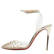 Christian Louboutin Pre-owned Pre-owned Laeder klackskor Beige, Dam