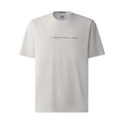 C.p. Company Grafiskt Badge T-shirt - Metropolis-serien White, Herr