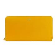 Cavalli Class Stiligt Plånbok med Myntficka Yellow, Dam