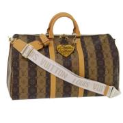 Louis Vuitton Vintage Pre-owned Canvas resvskor Multicolor, Dam