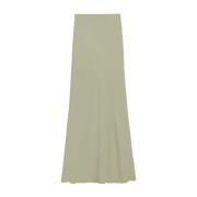 Ami Paris Bias Cut Maxi Skirt Green, Dam