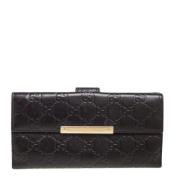 Gucci Vintage Pre-owned Laeder plnbcker Black, Dam