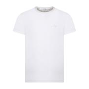 Calvin Klein Logo Plaque White T-Shirt White, Herr