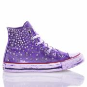Converse Handgjorda Lila Sneakers för Kvinnor Purple, Dam