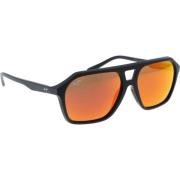 Maui Jim Stiliga Wedges Solglasögon Black, Herr