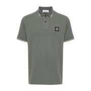 Stone Island Klassisk Polo Shirt i Olika Färger Green, Herr