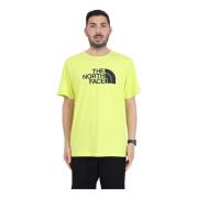The North Face Lime T-shirt med Logo Print Green, Herr
