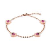 Bering Arctic Symphony Roséguld Armband Yellow, Dam