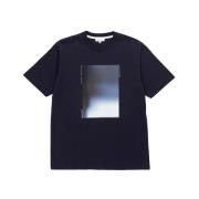 Norse Projects Digitalt Tryck T-shirt Mörkblå Blue, Herr