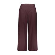 Ottod'Ame Leather Trousers Red, Dam