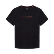 Hackett Aston Martin Hybrid T-shirt Black, Herr