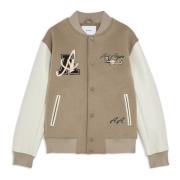 Axel Arigato Wes Varsity Jacket Brown, Herr