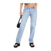 Abrand Jeans Straight Jeans Blue, Dam