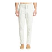 Lardini Elastiska Midjbyxor med Fickor White, Herr