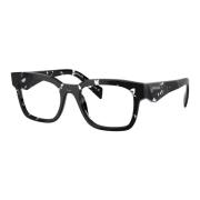 Prada Black Transparent Havana Eyewear Frames Black, Unisex