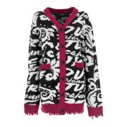 Versace Jeans Couture Stiliga Sweaters Kollektion Multicolor, Dam