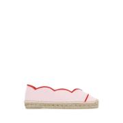 Castañer Rosa tyg espadriller Pink, Dam