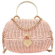 Chanel Vintage Pre-owned Tyg chanel-vskor Pink, Dam