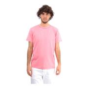 Roberto Collina Rosa Crew Neck T-shirt Pink, Herr